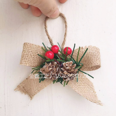 Christmas Star /Tree Jute Pendants Ornament DIY Crafts For Home Christmas Party Xmas Tree Ornament Decoration