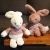 Rabbit Cute Couple Doll Plush Toy Long Ears Little Bunny Prize Claw Doll Small Boutique Cartoon Girl