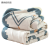 Yiwu Good Goods All-Cotton Towel Quilt Summer Thin Double Single Air Conditioning Blanket Four-Layer Gauze Summer Cover Blanket