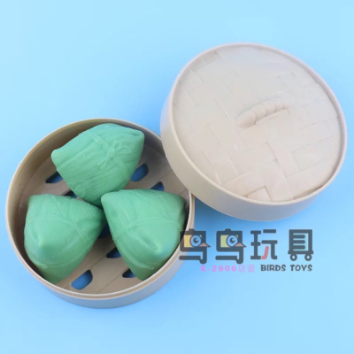 TPR Manufacturer Cross-Border New Arrival Creative Toy Student Spoof Vent Decompression Simulation Zongzi Squeezing Toy