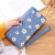 Single-Pull Bag Women's Wallet Trendy Women's Bags Zipper Wallet Fashion Printing Large Capacity Change and Phone Clutch