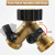 American Garden Two-Way Ball Valve Garden Brass Ball Valve Y Valve Shunt Hose Used in Garden Three-Way Connector