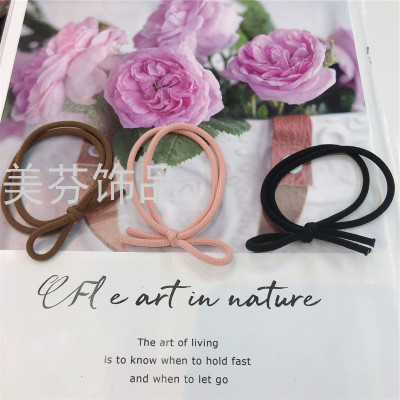 Korean Classic Bowknot Headband Hair Band Half Tie Hair Xiaoqing Xinsen Sweet Cute Jewelry