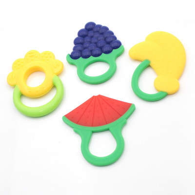 Baby Teether Baby Teether Stick Fruit Silicone Bite Stick Baby Teether Stick Toy Fruit Teeth Strengthening Teether