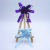Big Satin Ribbon Flower Bows with Bead wedding Decoration Craft 