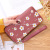 Single-Pull Bag Women's Wallet Trendy Women's Bags Zipper Wallet Fashion Printing Large Capacity Change and Phone Clutch