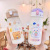 Cute Sticky Note Glass with Straw Children Girl Heart Cute Frosted 450ml Handy Windshield Washer Fluid Cup