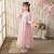 Hanfu Girls' Chinese Style Summer Children's Clothing Summer Ancient Style Jacket and Dress Super Fairy Girl Tang Suit