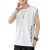 Summer Pure Cotton Vest Men's Sleeveless T-shirt Outdoor Fashion Ins Fitness Hurdle Basketball Sports Waistcoat Wide Shoulder Undershirt