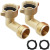 American-Style Hose Used in Garden 90-Degree Angle Joint Gardening Hose Elbow Elbow Brass Angle Movable Interface