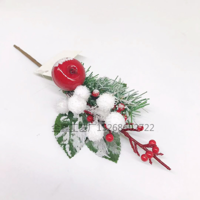 Artificial Christmas Pine Tree Branches with Pine Cones Lifelike Christmas Decoration Ornament Xmas Tree Hanging Pendant