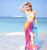 70"X50" Summer Beach Towel Women Fashion Silk Feeling Scarf Oblong Oversize Lightweight Shawl Beach Wrap