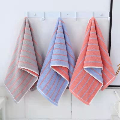Fu Tian-Pure Cotton Thick Towel Striped Towel Super Soft Absorbent Face Towel Couple Towel Thickened Face Towel