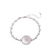 Fashion Trendy Shell Micro Inlaid Zircon Girls' Bracelet TikTok Same Style New Exaggerated Personalized Bracelet Factory Wholesale