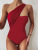 2021 Europe and America Cross Border Popular Bikini Single-Shoulder One-Piece Swimming Suit Sexy Beachwear Hot Sale Women's Bikini