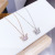 Internet Celebrity Live Broadcast Same Crown Clavicle Chain Female Ins Internet Celebrity Korean Creative Swing Zircon Necklace Titanium Steel Necklace