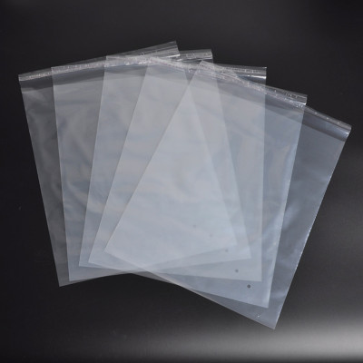 In Stock Wholesale PE Self-Adhesive Bag High Pressure Soft Plastic Bag Clothes Packaging Bag Transparent PE Bag Adhesive Bag