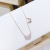 Butterfly over Rhinestone Zircon Mori Style Girls' Clavicle Chain Necklace Internet Celebrity Same Style All-Matching New Necklace Factory Wholesale