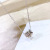 Fashion Geometry Pattern Element Necklace for Women Necklace South Korea Dongdaemun Internet Celebrity Same Style Small Waist Clavicle Chain Jewelry Ornament