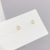 Cross-Border Supply European and American Popular Ornament Letters Three-to-One Card Earrings Women's Combination Set Ear Studs Female Accessories Ornament