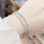 New Style Fashion Ornament Diamond Bracelet Korean Style Women's Full Diamond Square Bracelet Yiwu Small Commodity One Piece Dropshipping