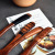 Factory Direct Sales 20 * 4cm Meal Spoon Wooden Tableware Long Flat Curved Handle Nanmu Exquisite Wrapping Wooden Spoon