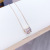 Fashion Geometry Pattern Element Necklace for Women Necklace South Korea Dongdaemun Internet Celebrity Same Style Small Waist Clavicle Chain Jewelry Ornament