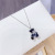 2020 New Necklace for Women Ins Korean Style Little Bear Shell 14K Gold Exquisite Clavicle Chain Pendant Women's Jewelry