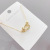 Korean Fashion Vachette Clasp Necklace Full Inlaid Zircon Personality Smart Clavicle Chain All-Matching Fashion Women Ornament Wholesale