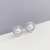 Korean Temperament Fine Zircon-Embedded Earrings Eardrops Sterling Silver Needle Simple Pearl Stud Earrings Female Yiwu Small Jewelry Wholesale