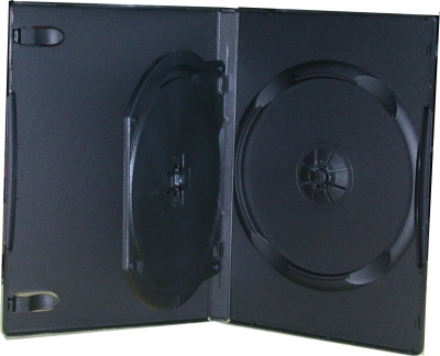 14mm 2disc black dvd case 