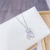 2020 New Necklace for Women Ins Korean Style Little Bear Shell 14K Gold Exquisite Clavicle Chain Pendant Women's Jewelry