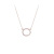 Blue Sea Same Zircon Necklace Korean Style Female Clavicle Chain Live Titanium Steel Necklace Jewelry Ornament Source Factory