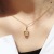 Necklace Female Simple Crown Inlaid Zircon Pendant Neck Accessories TikTok Necklace Clavicle Chain Jewelry Manufacturer One Piece Dropshipping