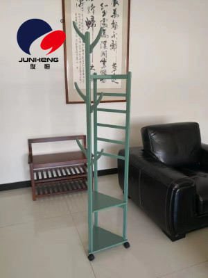 High-End Clothes Rack Floor Bedroom Simple Modern Coat Rack Tripod Space-Saving Household Storage Rack