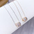 Fashion Geometry Pattern Element Necklace for Women Necklace South Korea Dongdaemun Internet Celebrity Same Style Small Waist Clavicle Chain Jewelry Ornament