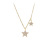 Micro-Inlaid Diamond XINGX Necklace Female Clavicle Chain Fairy Five-Pointed Star Pendant Rhinestone Fashion Design Sense Ins Fashion Ornament