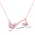 Butterfly over Rhinestone Zircon Mori Style Girls' Clavicle Chain Necklace Internet Celebrity Same Style All-Matching New Necklace Factory Wholesale