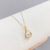 WeChat Inlaid Zircon Smart Necklace Female Online Influencer Live Broadcast Same Style Clavicle Chain Korean Style for Girlfriend Birthday Gift Jewelry