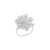 Internet Celebrity Same Style Rotating Snowflake Ring Rotatable Rotatable Ring Women's Fashion Adjustable Personalized Index Finger Ring