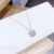 Internet Celebrity Live Broadcast Same Crown Clavicle Chain Female Ins Internet Celebrity Korean Creative Swing Zircon Necklace Titanium Steel Necklace