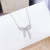 Internet Celebrity Tik Tok Live Stream Same Necklace Bow Korean Style Fashion Women's Exquisite Clavicle Chain Short Popular Wholesale