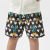 Kids' Beach Shorts Cartoon Pattern Cropped Loose Casual Shorts Young and Older Boys and Girls Vacation Travel Boxer Swimming Trunks