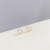 Cross-Border Supply European and American Popular Ornament Letters Three-to-One Card Earrings Women's Combination Set Ear Studs Female Accessories Ornament