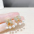 Earrings High-Grade round Face Bow Pearl Earrings Female Earrings Sterling Silver Needle Korean Graceful Online Influencer Earrings Women