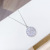 Korean Style Flower Necklace Women's Fashion Zircon Necklace Short Clavicle Chain Pendant Necklace Women's Jewelry Factory Direct Supply