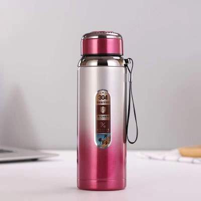 304 Material Vacuum Bullet with Rope Handle Gift Cup Stainless Steel Vacuum Cup Business Vacuum Water Cup Customization