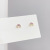 New Sterling Silver Needle Korean Style Three Pairs Combination Set Female Stud Earrings Simple All-Match Rainbow Exquisite 14K Ear Rings