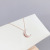 Korean Niche Design Moon Necklace Women's Fashionable Clavicle Chain Simple Temperamental Cold Style All-Match Jewelry Ornament Wholesale