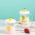 Heat-Resistance Glass Fresh Fruit Silicone Cover Breakfast Cup Milk Cup Coffee Cup